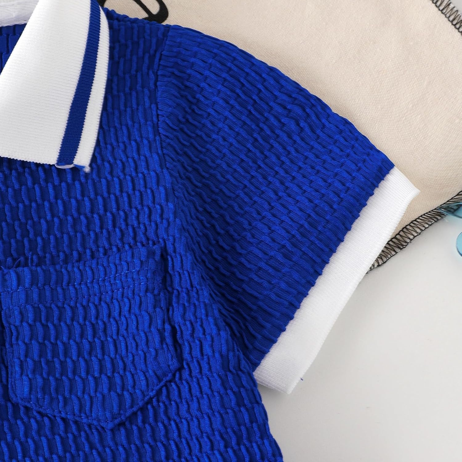 Toddler Boy Clothes Baby Summer Outfits Polo Shirt Short 12M-5T image 5