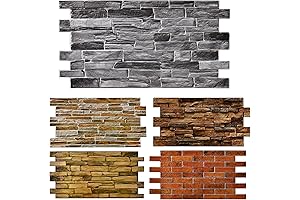 10pcs (53sqft) 3D Wall Panels for Interior Decor: Perfect for Creating Stone Walls