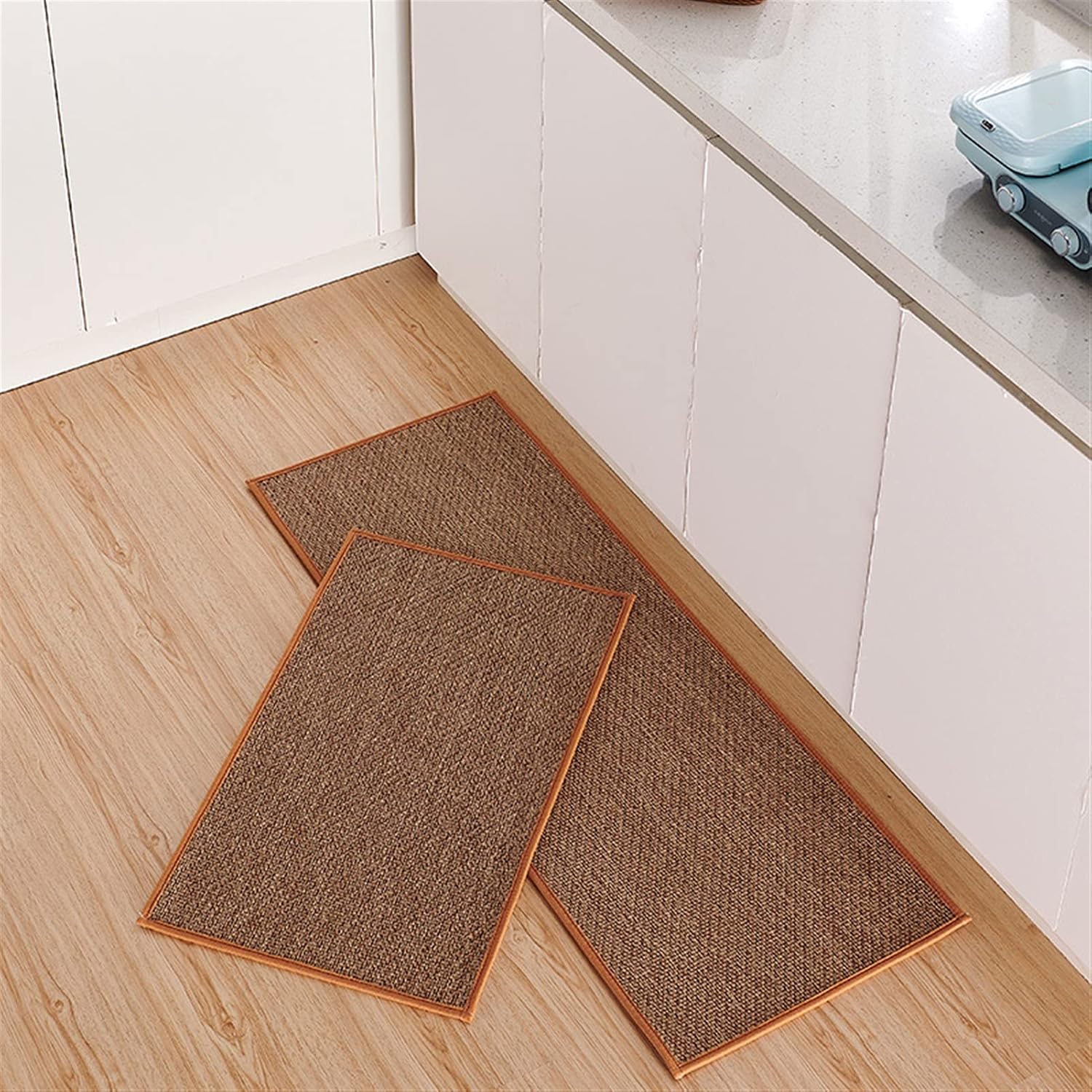 Lifup Twill Braided Kitchen Rug Non Slip Rubber Backing