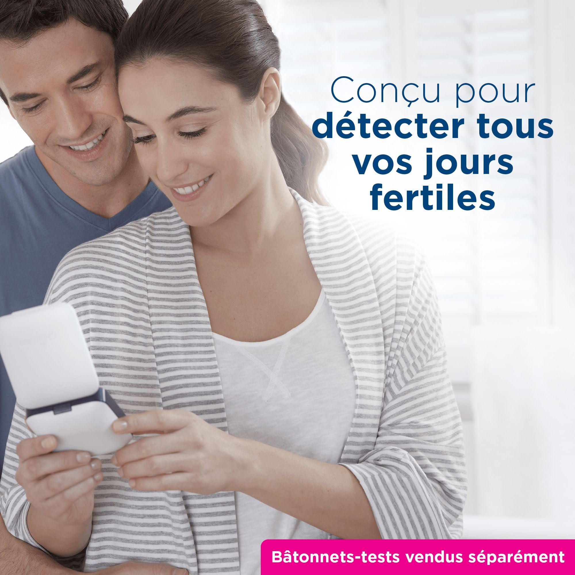 Clearblue Moniteur À Ecran Tactile De Fertilité Avancé, Teste Ovulation & Grossesse, Augmente Vos Chances de Concevoir Naturellement De 89% (Bâtonnets-Tests Vendus Séparément), L'Emballage peut varier