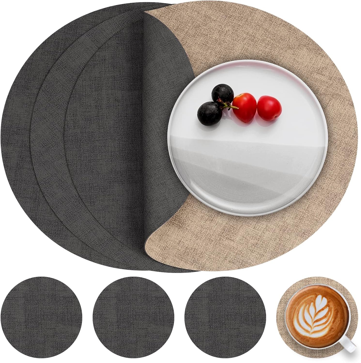 10 Best Waterproof Table Mats And Coasters For Your Kitchen Myir Jun Leather Sets - August 2025