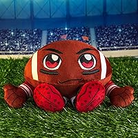 Vista 5 de Bleacher Creatures Alabama Crimson Tide Kuricha - Peluche de fútbol sentado de 8 pulgadas, suave inspirado en Chibi