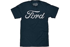 Men's Distressed Ford Signature Shirt: The Perfect Gift for the Ford Enthusiast