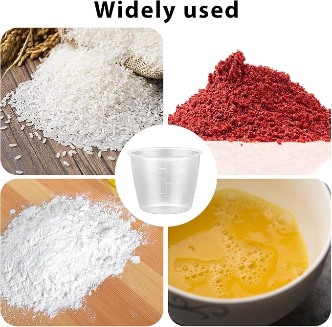 Set 2 vasijas medidoras para arroz 160 ml plástico miniatura 7