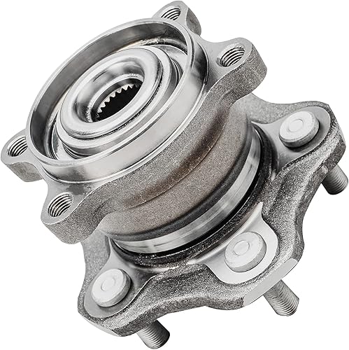 Miniatura 5 de Detroit Axle - Buje de rodamiento de rueda trasera AWD para Nissan Rogue 2008-2020, Nissan Juke 2011-2017 2012 2013 2014 2015 2016 Conjunto de cubo