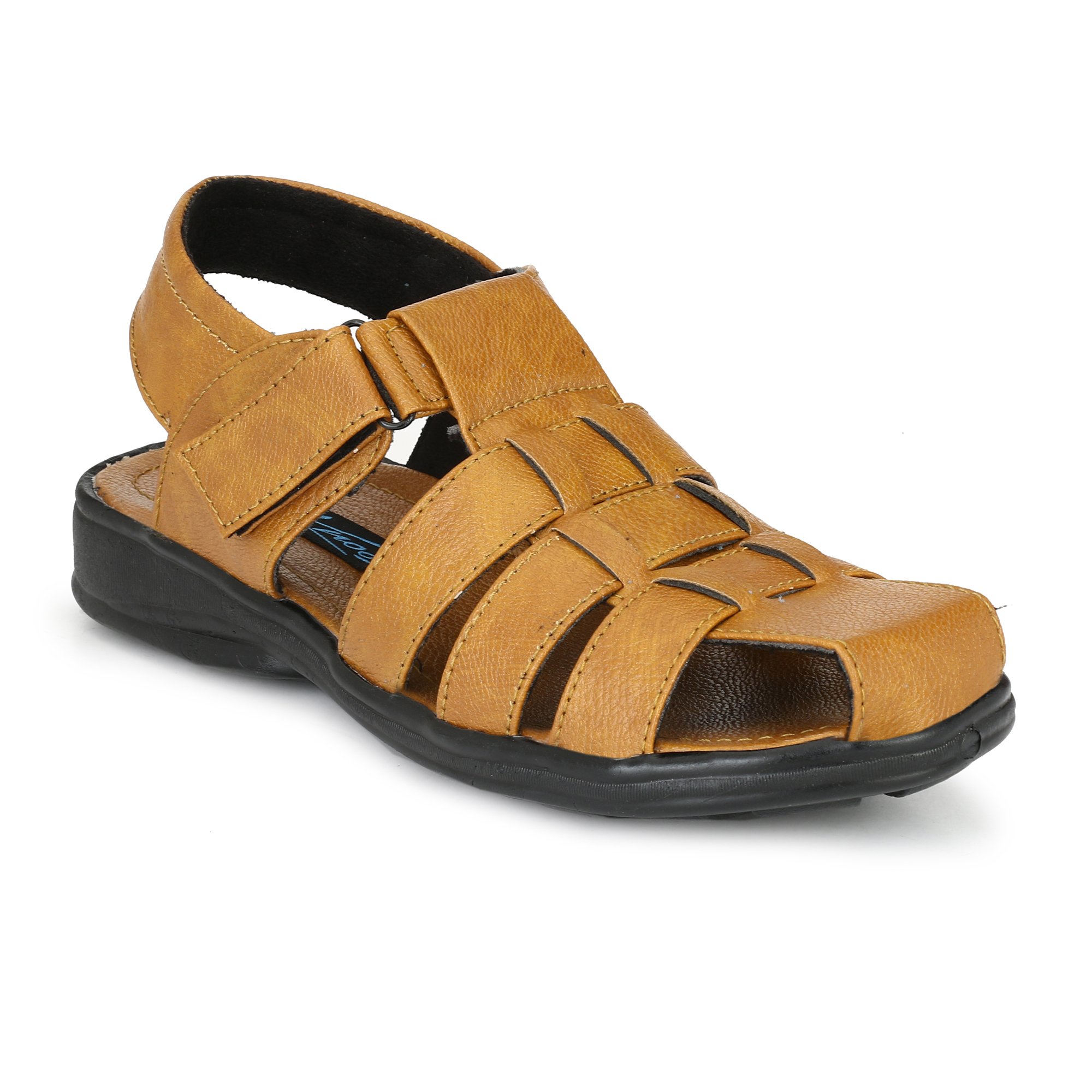 KNOOS Tan Synthetic Leather Sandals for Men Latest - 07 UK (B07BCGYFZJ) Amazon Price History, Amazon Price Tracker
