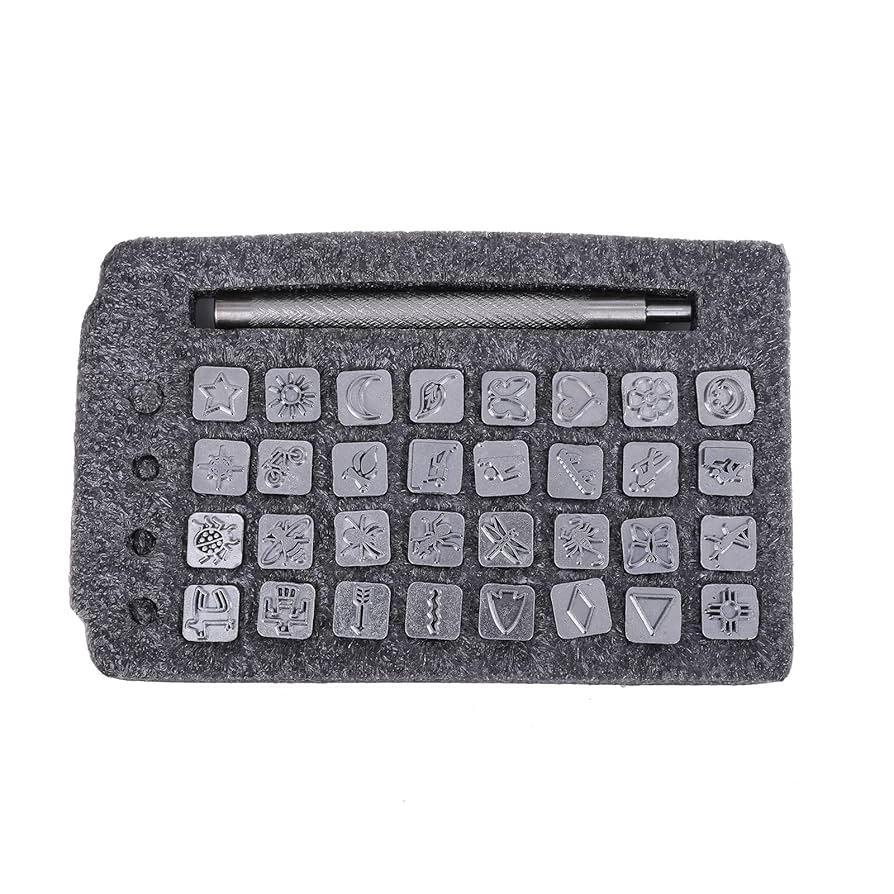 Amazon.co.jp: ピュアシーク レザークラフト ポンチ 打刻印 模様