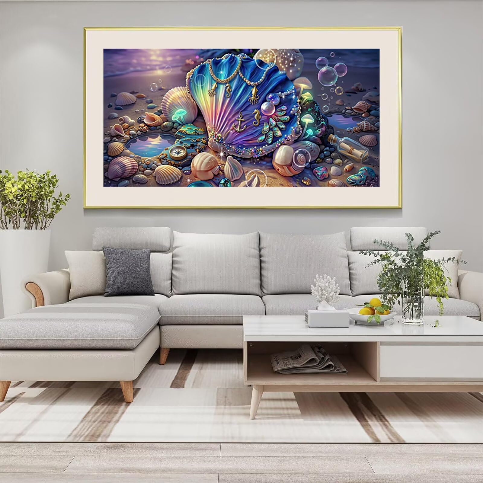 Diamond Painting Hülse Diamant Painting Bilder, 5D Traum Eckige Steine Full Drill DIY Set Erwachsene Diamanten Kinder Bastelset, Kreatives für Erwachsene für Home Decor Wand Deko, 60x120cm, Cod-894