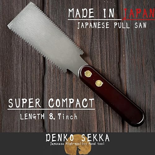 Miniatura 2 de Sierra de carpintería MINI Ryoba de doble filo corte al ras de corte al ras japonés para carpintería y artesanía en madera (doble borde Ryoba)
