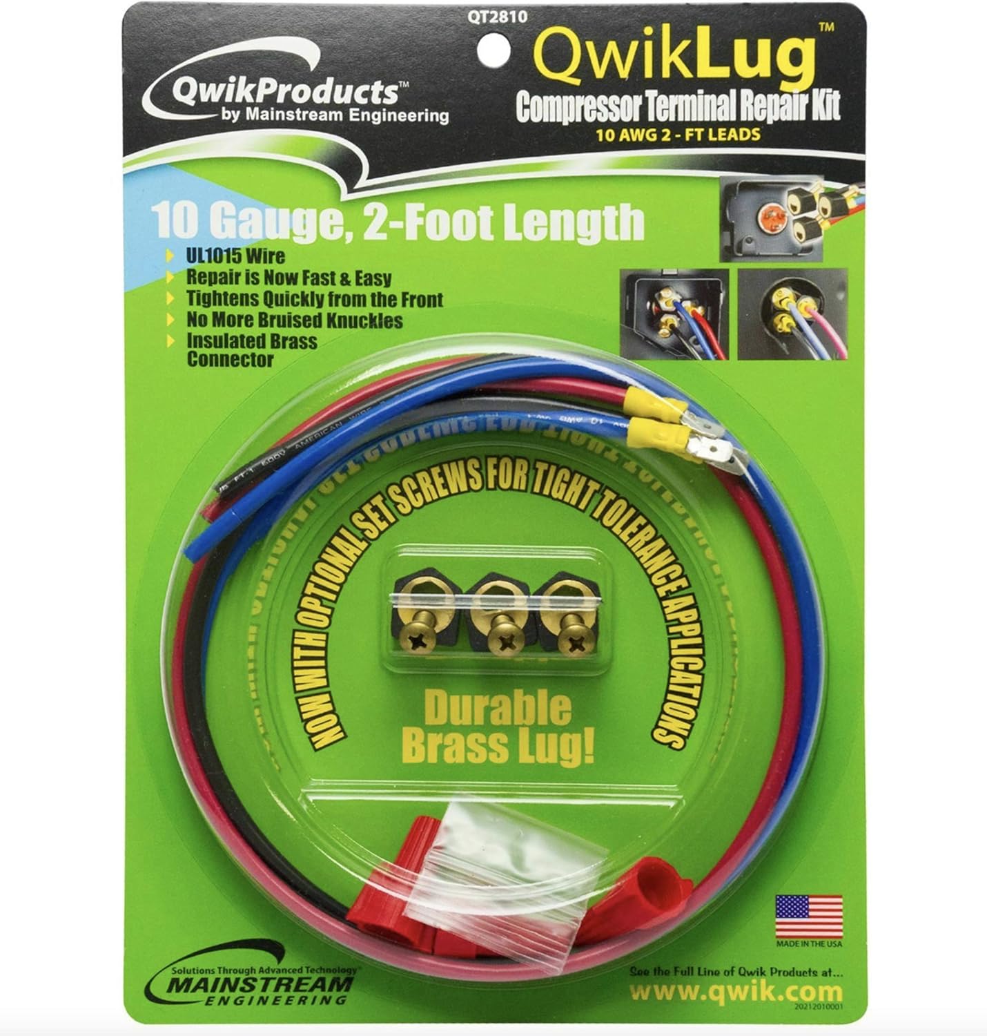 QT2810 QWIKLUG 3 TERMINAL 10 AWG