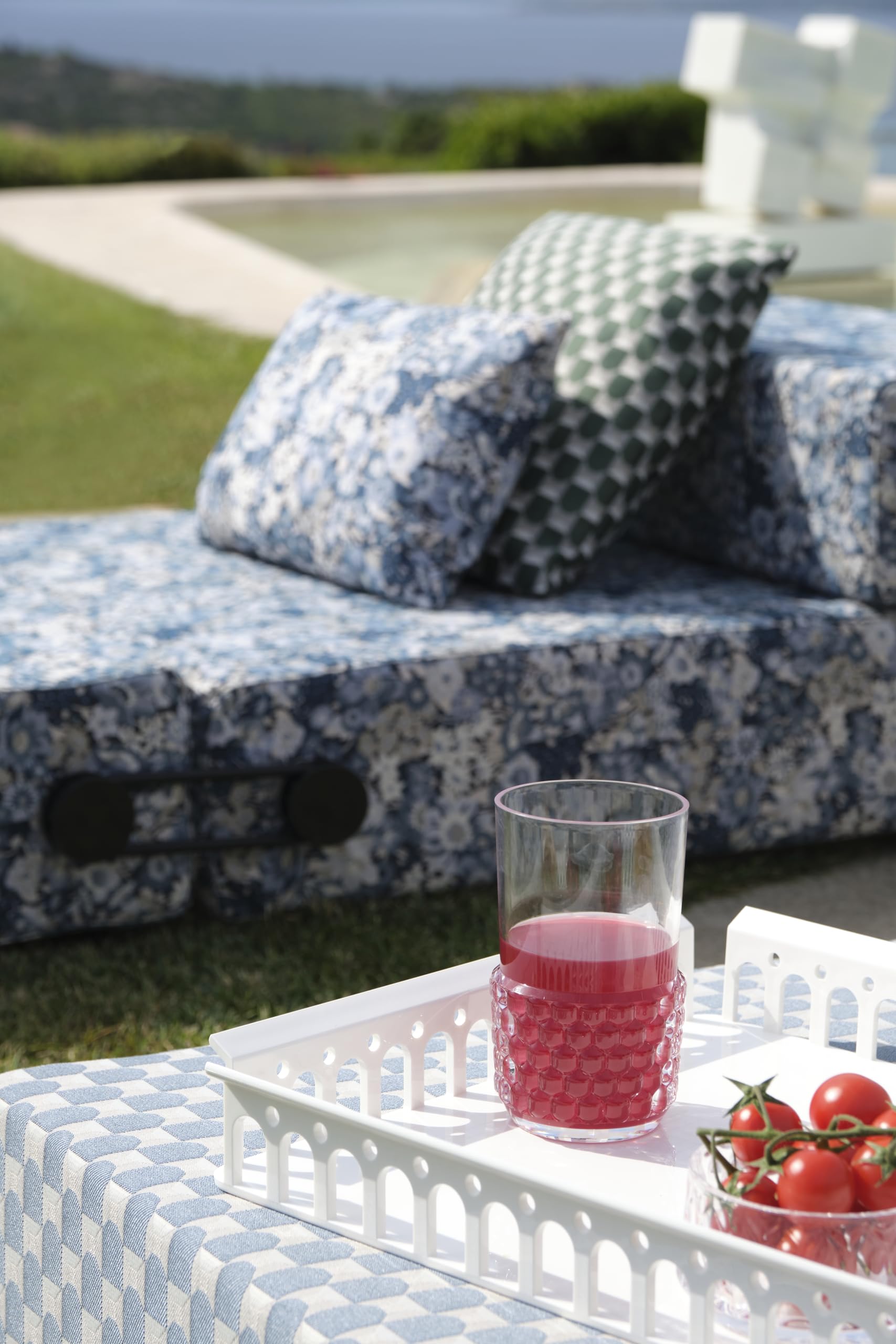 Kartell Piazza Bandeja, Blanco, 48 x 37 x 6 cm