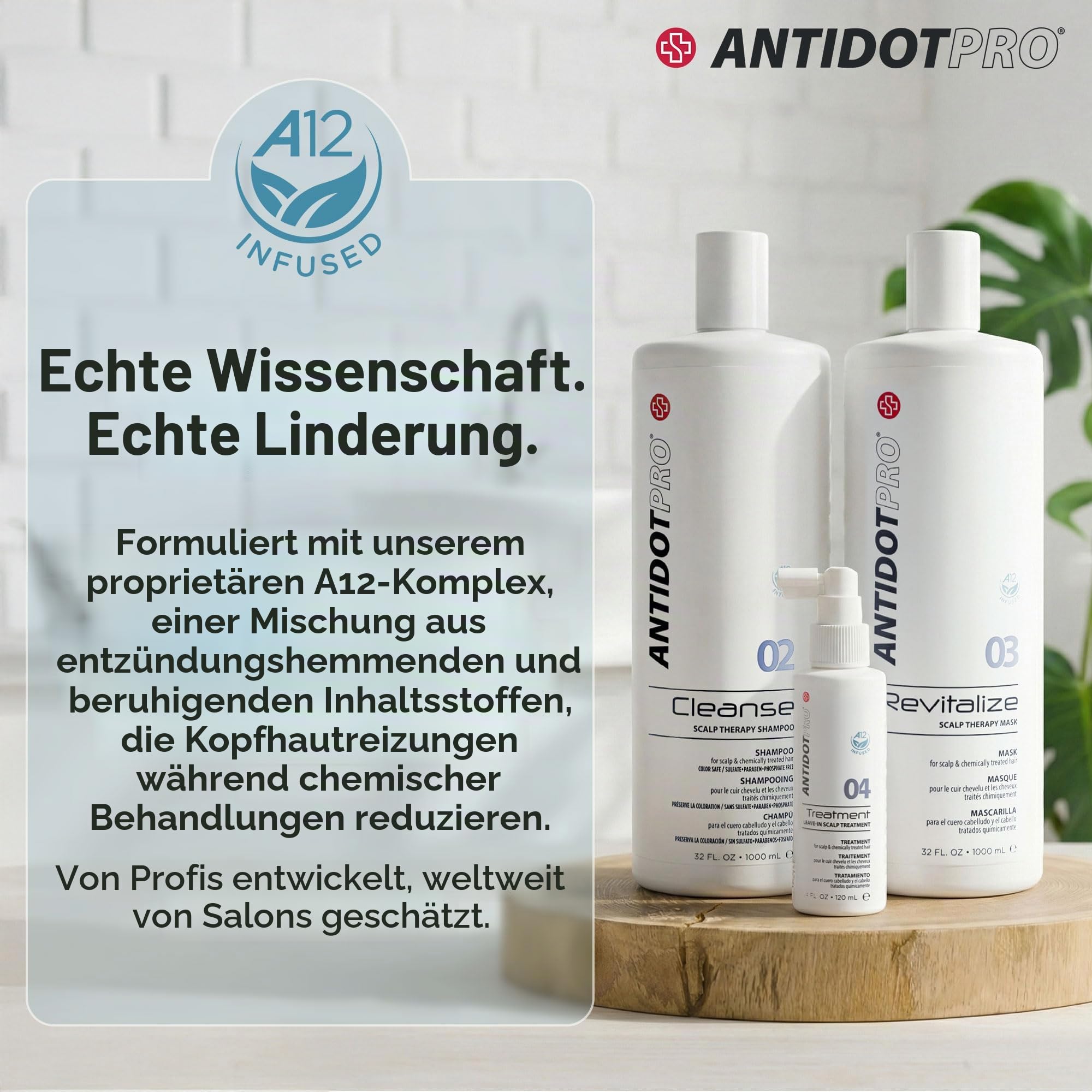 ANTIDOT PRO ANTIDOTPRO Cleanse 02 Shampoo 1000 ml für empfindliche Kopfhaut