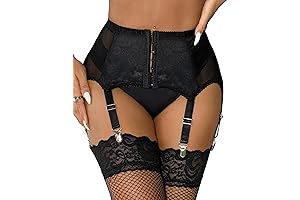 High-Waisted Corset Garter Belt for a Voluptuous Silhouette