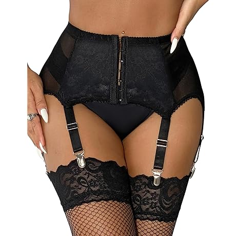 High-Waisted Corset Garter Belt for a Voluptuous Silhouette