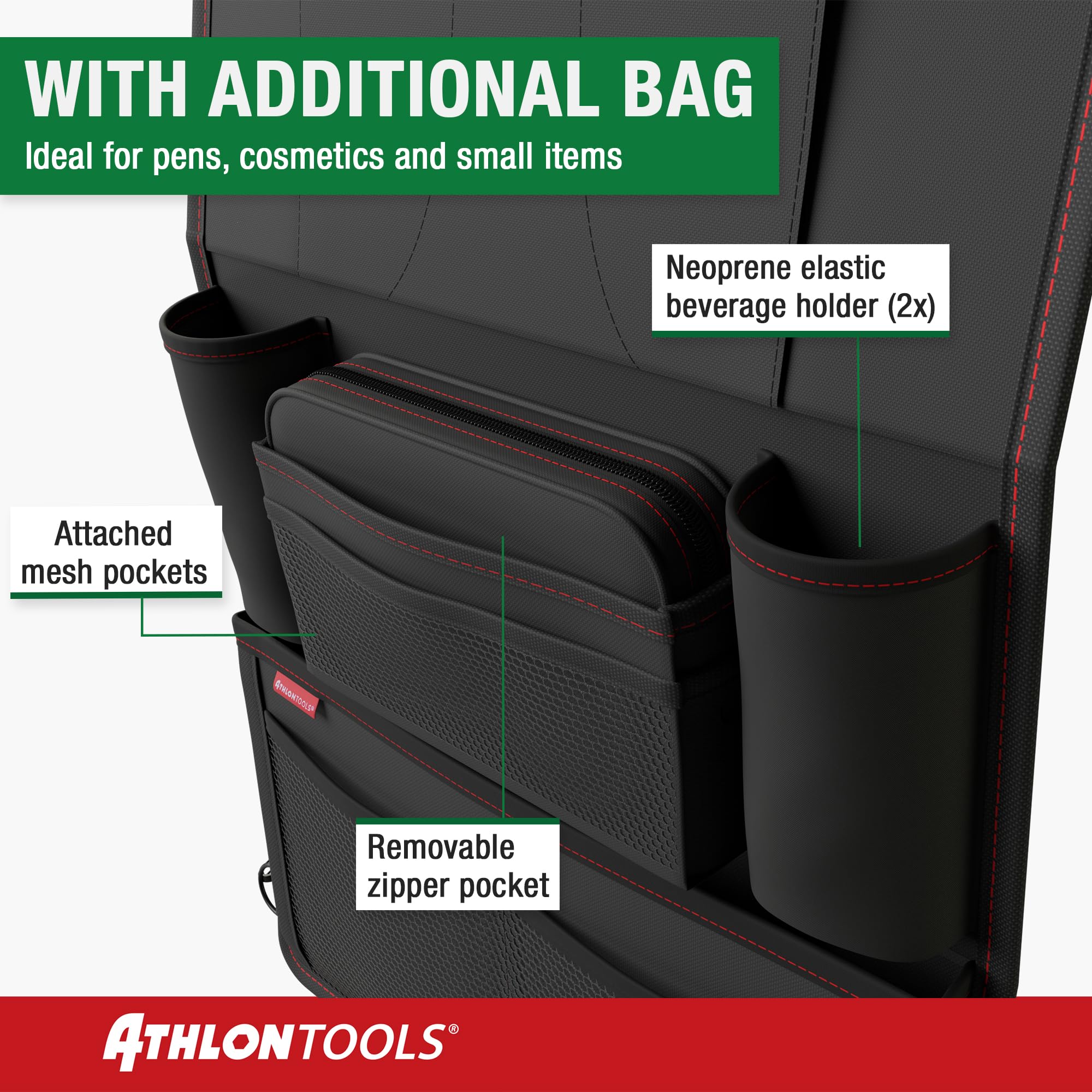 ATHLON TOOLS De Meest Stabiele Autostoelorganizer Met Versterkte Achterwand Geschikt Voor Levensmiddelen Geintegreerde Tablethouder Extra Etui Zaken En Kinderen Ontworpen In 662270497 ATHLON TOOLS De Meest Stabiele Autostoelorganizer Met Versterkte Achterwand Geschikt Voor Levensmiddelen Geintegreerde Tablethouder Extra Etui Zaken En Kinderen Ontworpen In 662270497