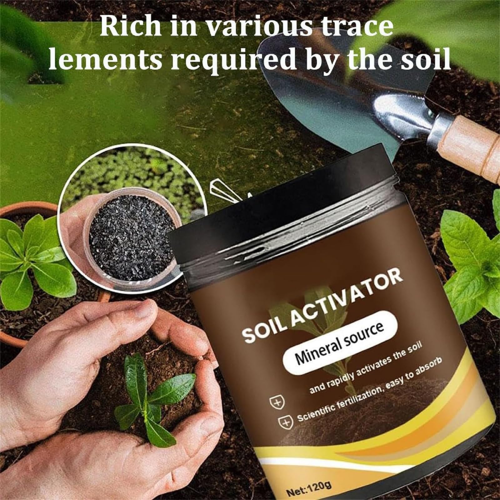 Soil Pro Activator, Activateur Naturel De Sol Pour Une Décomposition Plus Rapide, Stimulateur De Santé Du Sol Pour Les Fleurs Et Les Plantes En Pot (3pcs)
