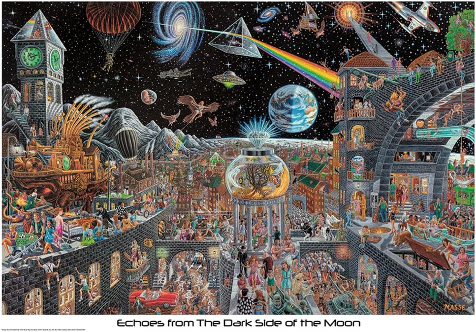 Echoes from The Darkside of The Moon - Tom Masse Poster 32 x 22in