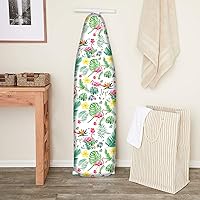 Vista 2 de Funda para tabla de planchar de lujo, extra gruesa, resistente, antiadherente, resistente a las manchas y a las manchas, tamaño estándar de 15 x 54