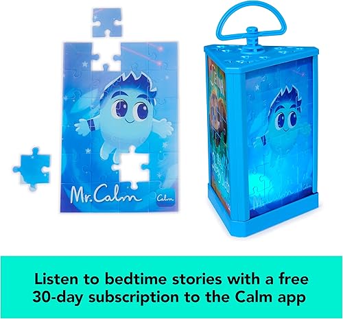 Miniatura 6 de Spin Master Games Aplicación Calm, linterna brillante 3 en 1, rompecabezas de 24 piezas para niños con suscripción de calma de 30 días para