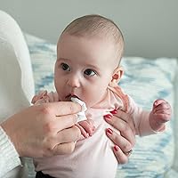Vista 8 de PAQUETE VIRTUAL: Paquete de cuidado bucal infantil de Dr. Brown's: cepillo de dientes, pasta de dientes y toallitas para dientes y encías para bebés