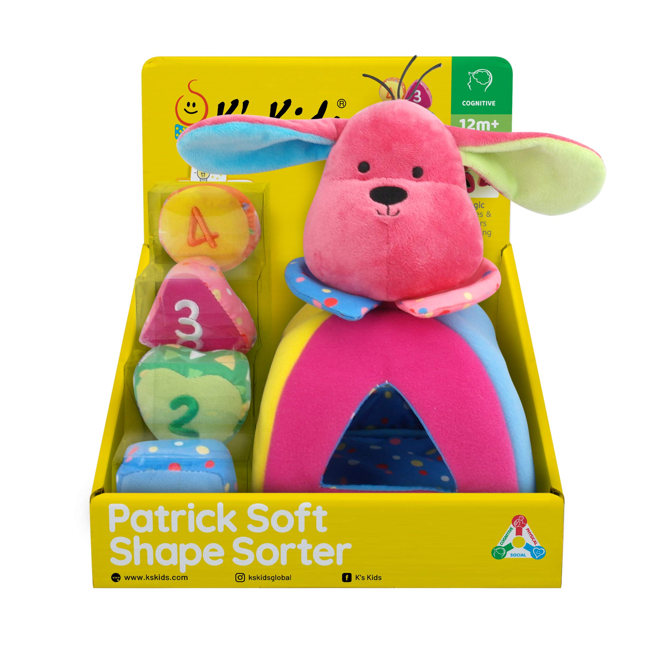 K's Kids Patrick Soft Shape Sorter