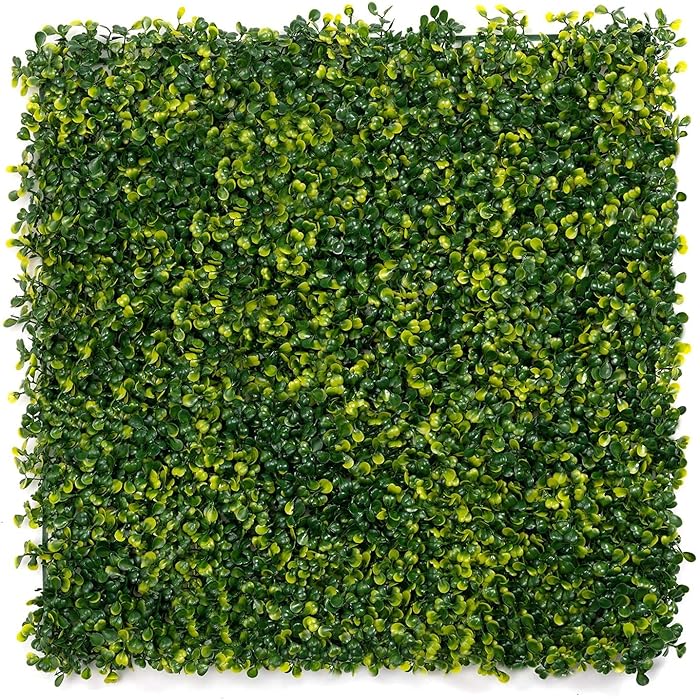 Buy BEJOY Artificial Boxwood Hedges Panels,50cmx50cm Faux Plant Ivy