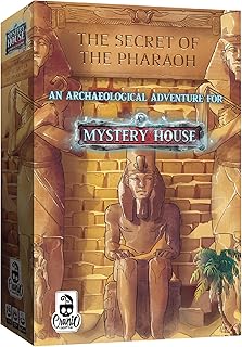 Mystery House The Secret of The Pharaoh Expansion | Escape Room Game for Kids and Adults | Cooperative Adventure Game | Age 12+ | 1-5 Players | Avg. Playtime 60 Minutes | Made by Cranio Creations