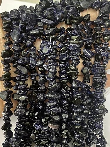 Miniatura 7 de Cuentas de piedras preciosas de piedra arenisca azul natural de 0.276-0.315 in, cristales curativos, pulseras de cintura, kit de collar, piedra