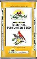 Vista 2 de Wagner's Black Oil - Paquetes de comida regional de girasol y Midwest para aves silvestres (25 libras + 20 libras)