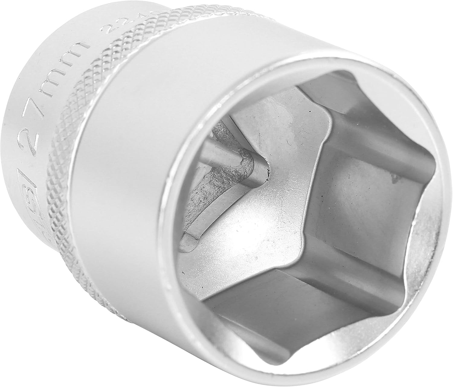 OEM TOOLS 22407 27 mm Socket, 1/2 Drive | Thin Wall Socket | 6 Point | Professional Tool for Mechanics, Contractors, and DIYers | Build Your Metric Socket Set | Metric Socket Resists Rust