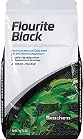Seachem Flourite Black Gravel 15.4 lbs - Stable Porous Clay Substrate for Planted Freshwater Aquariums