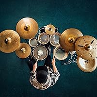 Vista 7 de MECCANIXITY Juego de platillos silenciosos de 14 pulgadas, 16 pulgadas, 18 pulgadas, 20 pulgadas, platillos de práctica de bajo volumen con bolsa