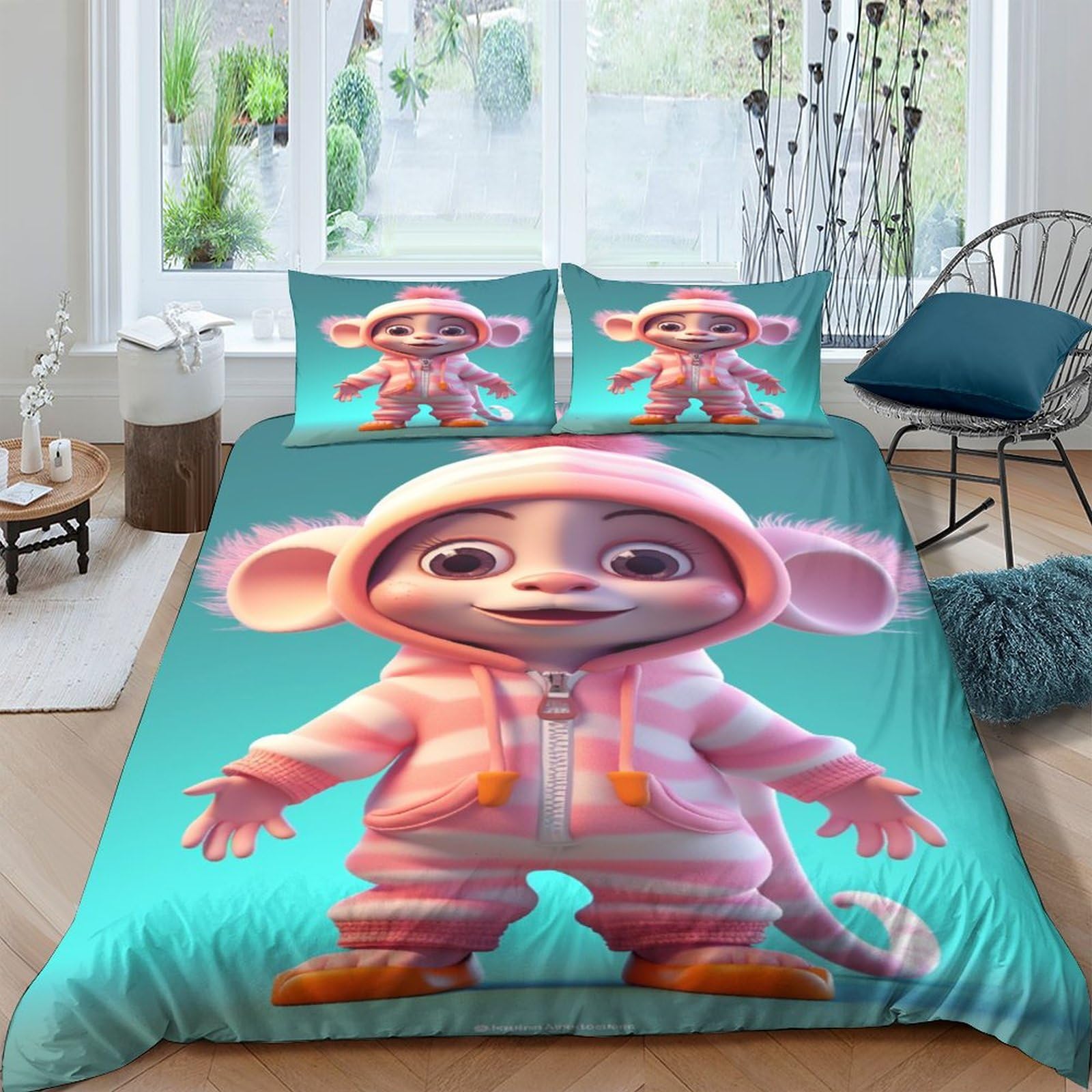 Housse de couette animal mignon pour adoucir les nuits des enfants