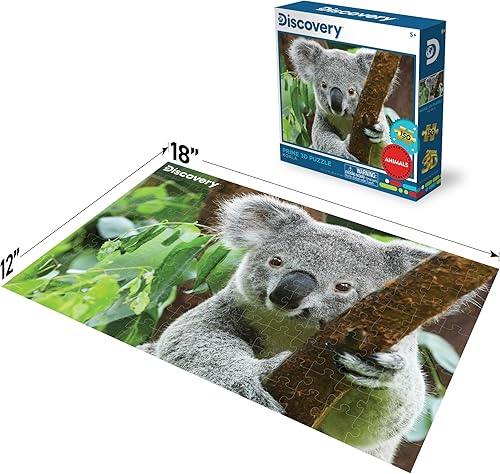 Miniatura 4 de Prime3D Rompecabezas de koala de 150 piezas para adultos, adolescentes, niños a partir de 6 años  Imagen fotográfica de alta resolución  Producto