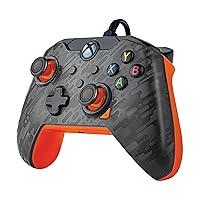 Vista 3 de PDP Wired Xbox Gaming Controller: Gamepad Licensed for Xbox Series X S, Xbox One, Windows PC, Audio Controls, 8ft Cable, 3.5mm jack, Mappable Negro