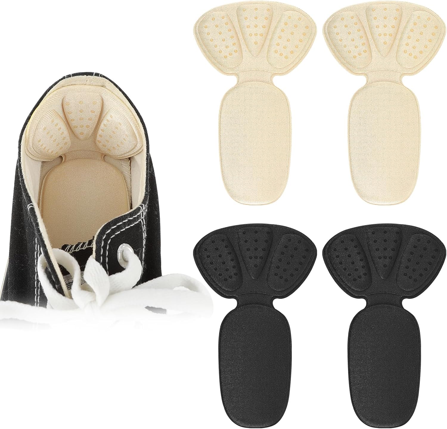 Sibba 2 Pairs Heel Grips for Womens, SelfAdhesive Heel Pads for Loose