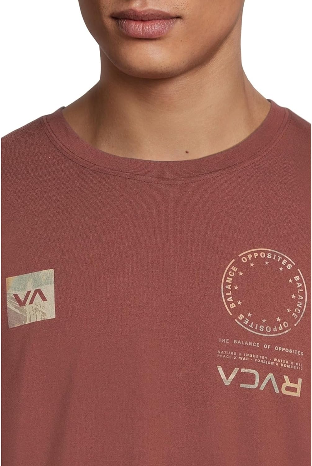 RVCA Men's Va Mark Fill Short Sleeve