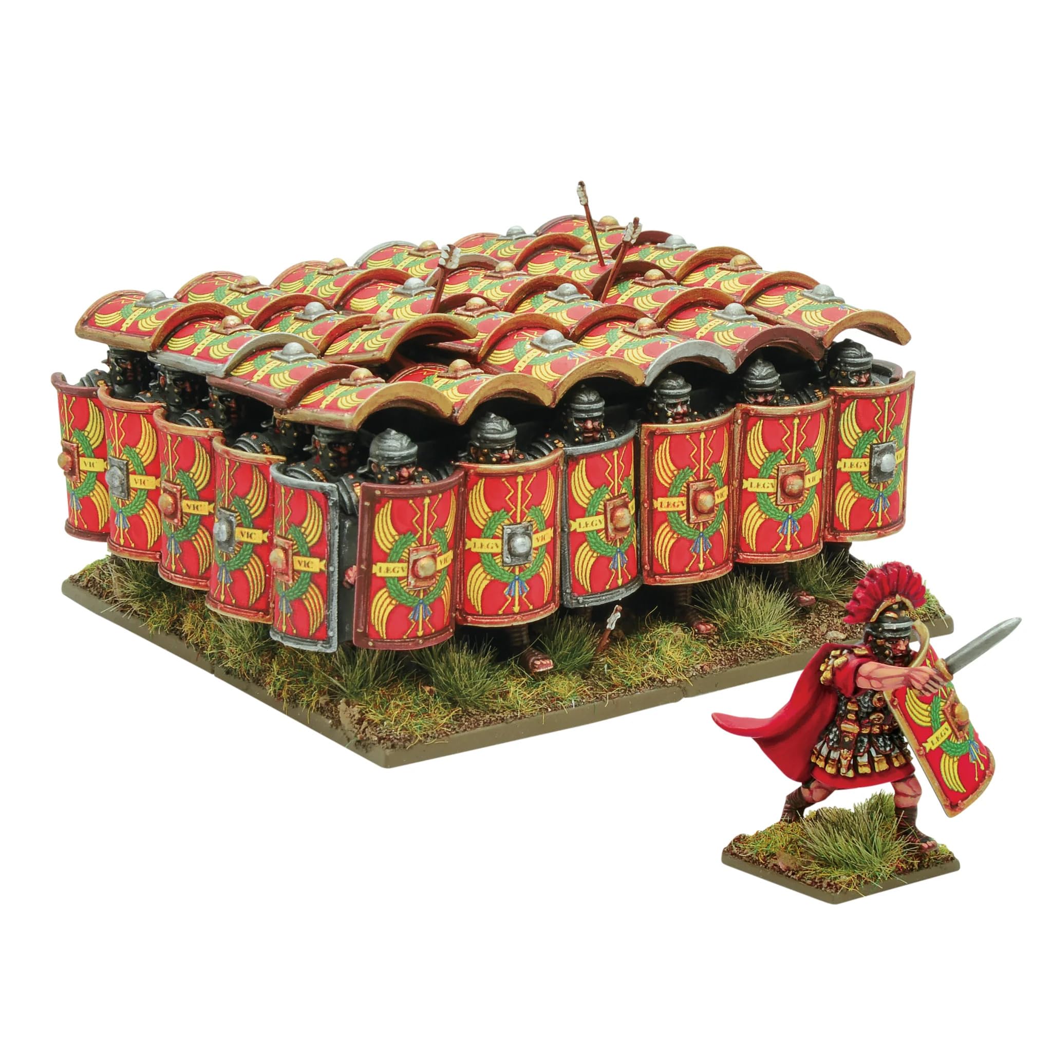 Warlord Games Early Imperial Roman Testudo - 28mm Scale Plastic Miniatures for Hail Caesar Highly Detailed Ancient Era Miniatures