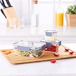 Amazon Basics Tritan 10 Piece Locking Food Storage Container - Clear