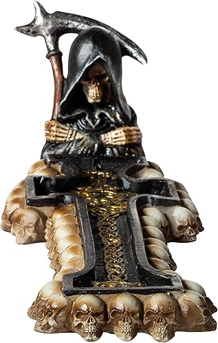 Miniatura 2 de Grim Reaper - Quemador de incienso de poliresina con colector de cenizas