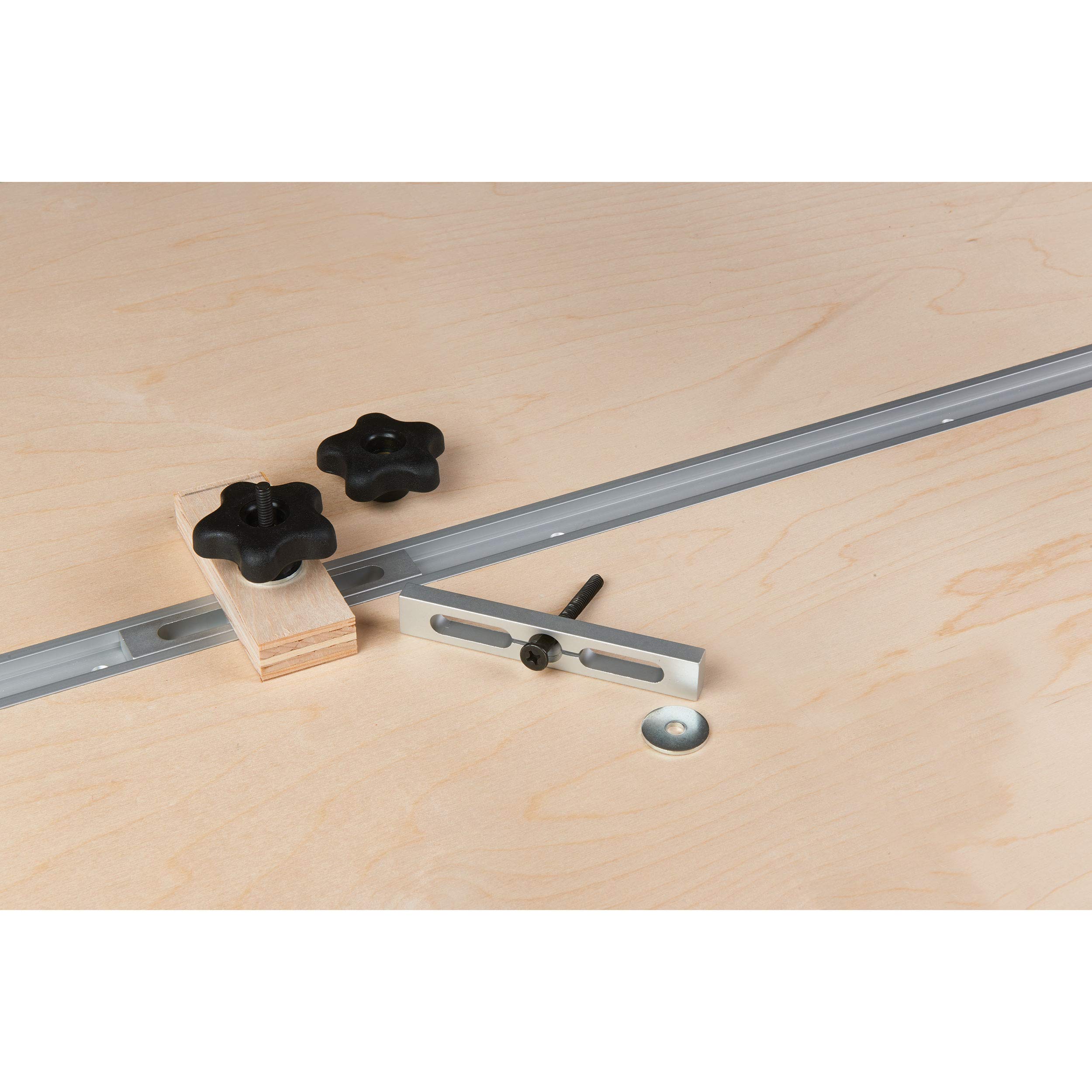 Taylor Toolworks 2 pezzi espandibile Mitre Gauge Slot Jig e