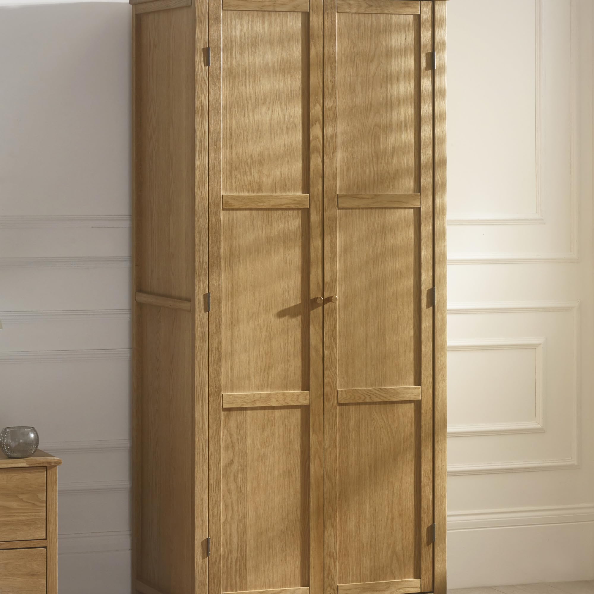 Julian Bowen Oak Coxmoor Wardrobe