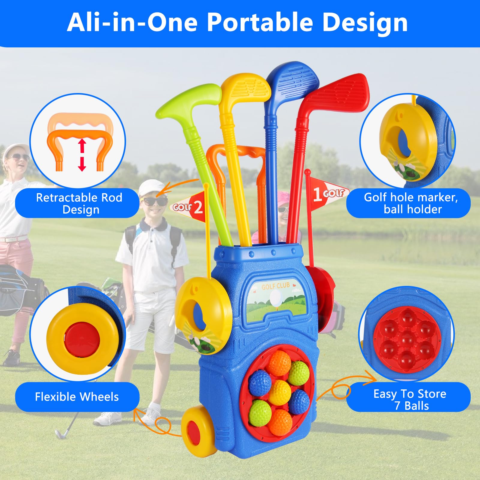 iFunLong Kids Golf Set - Image 4