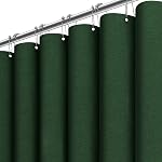 BTTN Extra Long Fabric Shower Curtain, 84 Inch Linen Textured Cloth Shower Curtain Set with 12 Plastic Hook, Large Hotel Heavy Duty Luxury Polyester Shower Curtains for Bathroom - 72"x84", Beige/Cream