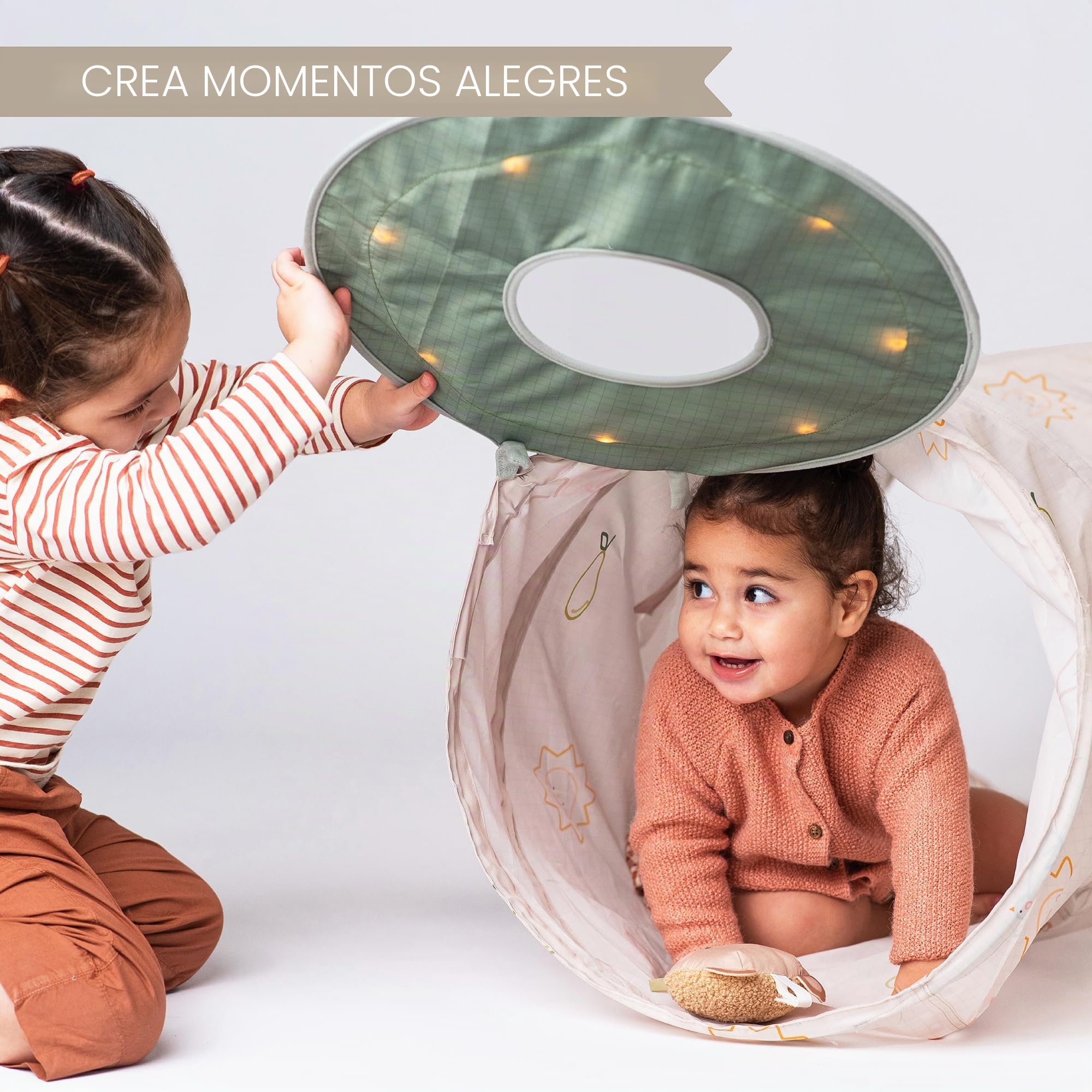 Taf Toys 13635 - Túnel de Juegos para bebés +6 Meses - Ideal para Explorar y desarrollar la coordinación - 45 x 120 cm