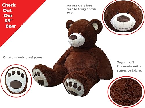 Miniatura 6 de Anico - Oso gigante de peluche (52.4 pulgadas)