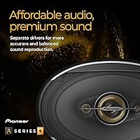 Vista 3 de PIONEER A-Series Plus TS-A1601C - Altavoces de 2 vías de 6.5 pulgadas (par) - 350 W máximo, agudos nítidos + voces claras, graves mejorados