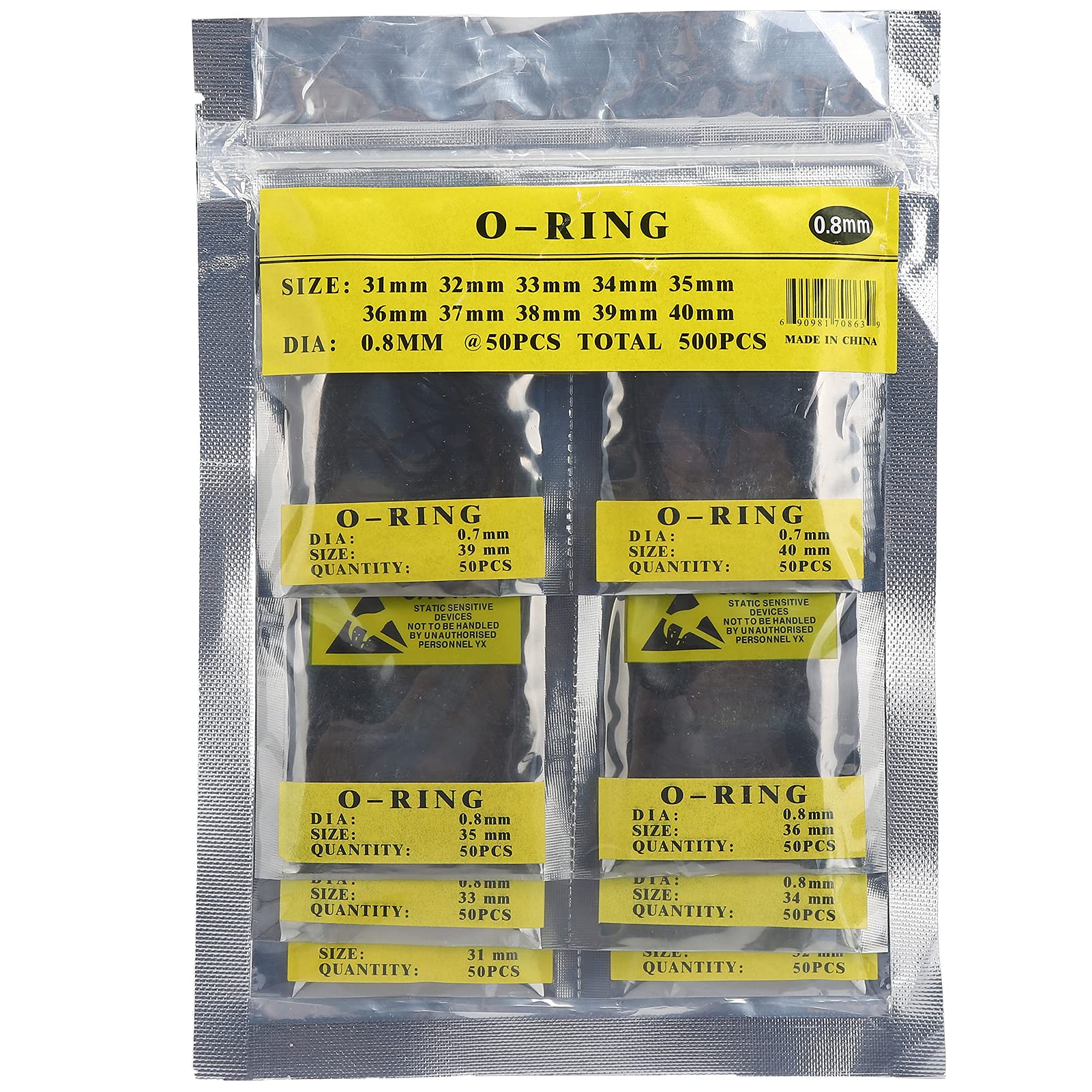 Set di guarnizioni in gomma O-Ring per orologio professionale O-Ring Watch Back Seal Guarnizione posteriore Set di accessori di ricambio