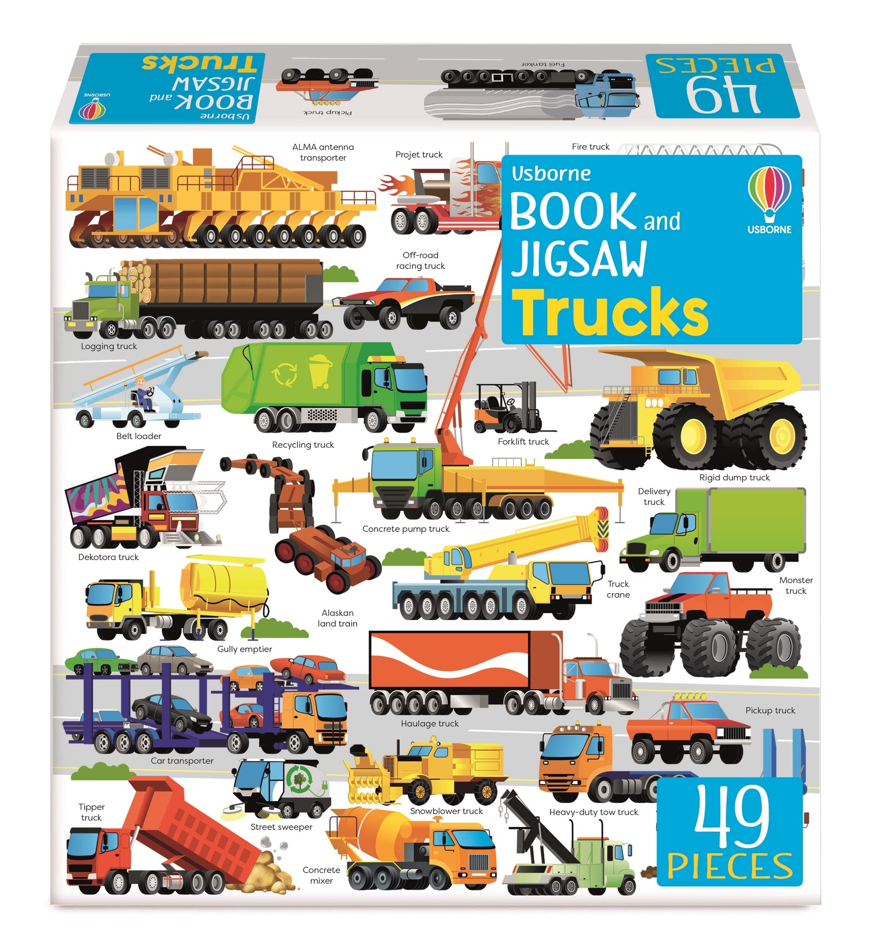 Sam Smith Usborne Book & Jigsaw Trucks Paperback