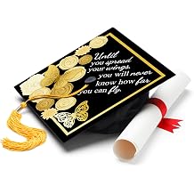 ADVANSYNC Until You Spread Your Wings Graduation Cap Topper